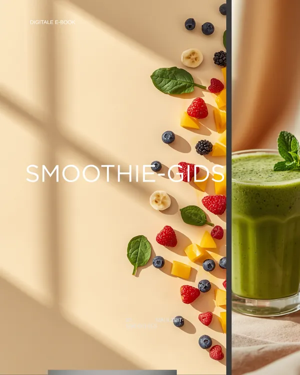 Produktcover: Smoothie-Guide — 30 Mahlzeit-Smoothies — hormonfreundlich, histaminarm und als vollwertige Mahlzeit konzipiert. Schnell, lecker, nährstoffreich.